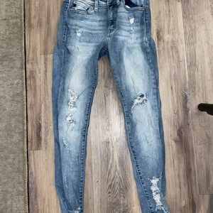 Ribbed skinny jeans barely woren